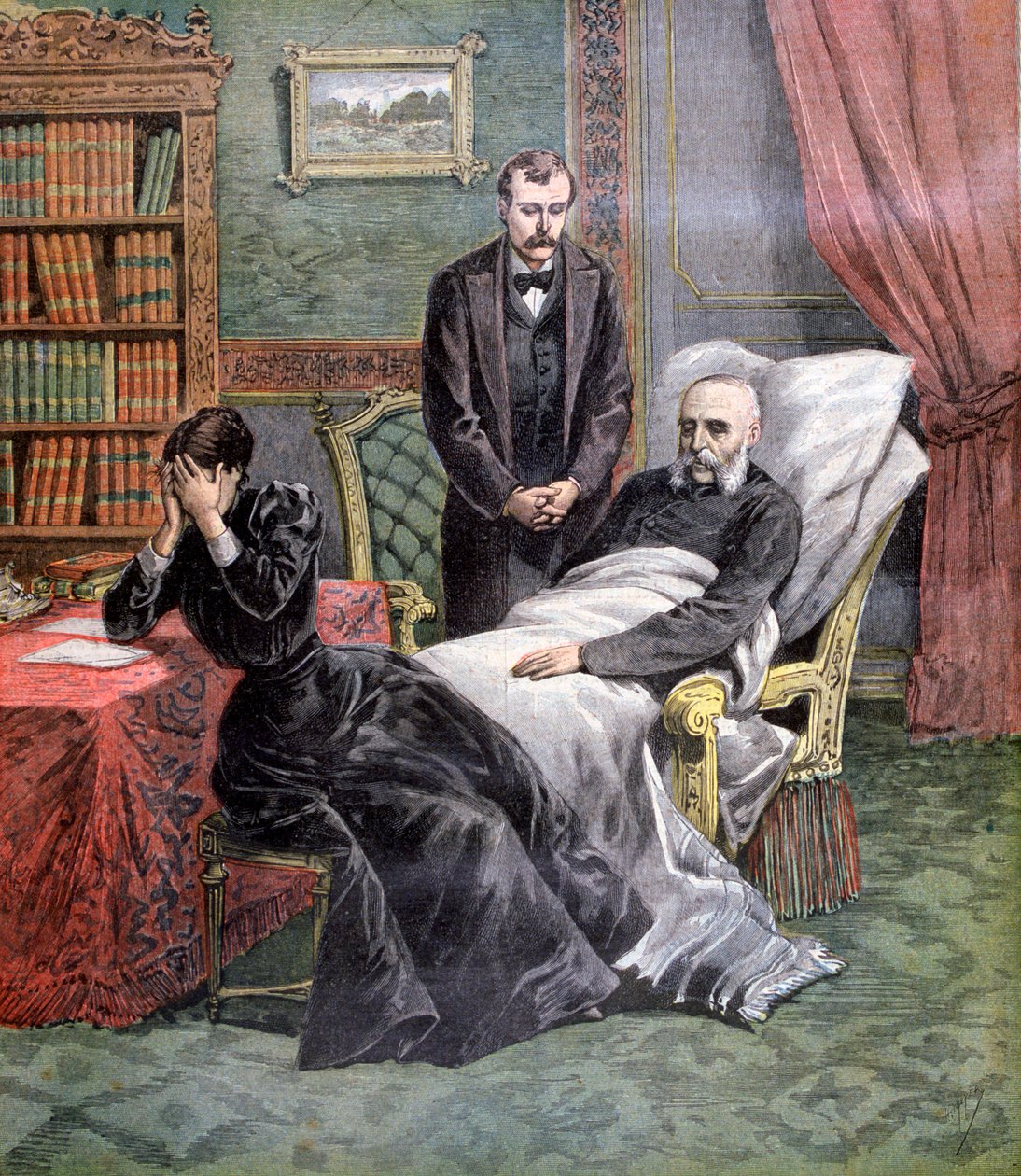 Jules Ferrys död, 1893 av Henri Meyer