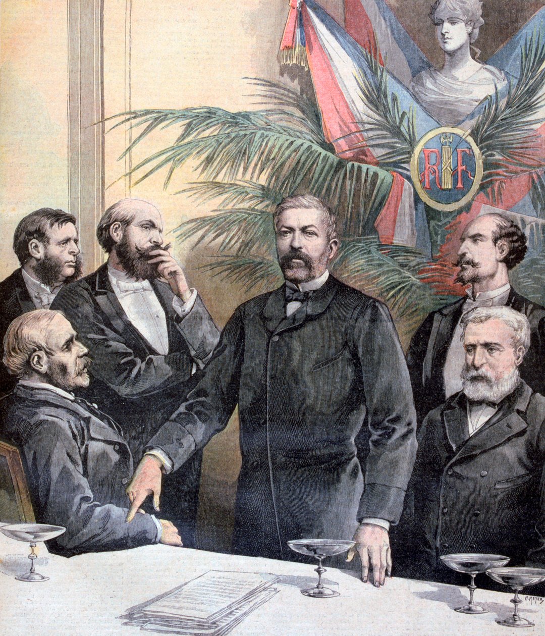 Ernest Constans och den franska republiken, Toulouse, 1893. av Henri Meyer