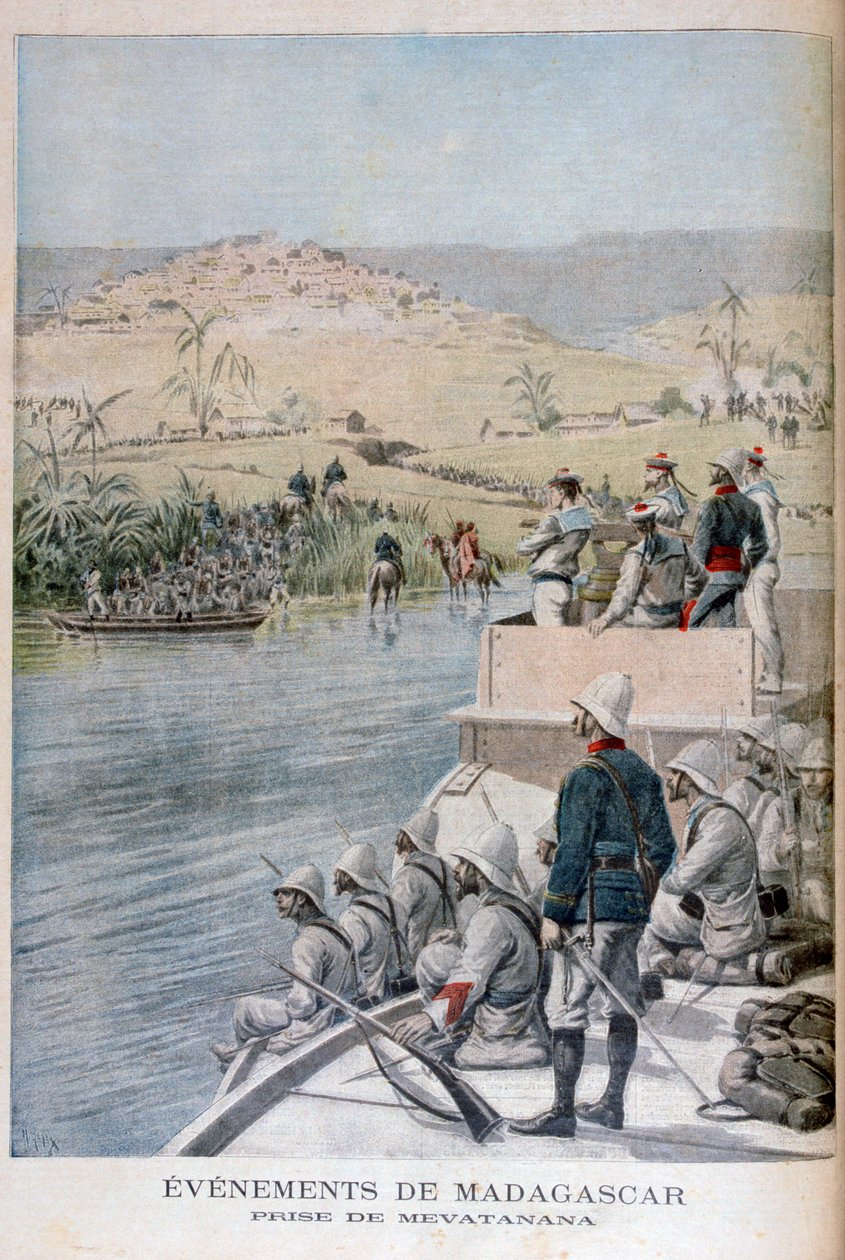 Händelser på Madagaskar: Fångsten av Mevatanana, 1895 av Henri Meyer