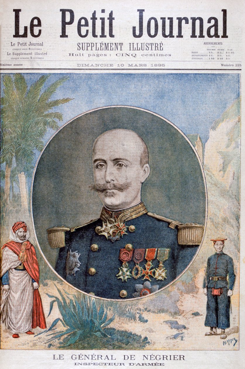 General de Négrier, generalinspektör för den franska armén, 1895 av Henri Meyer