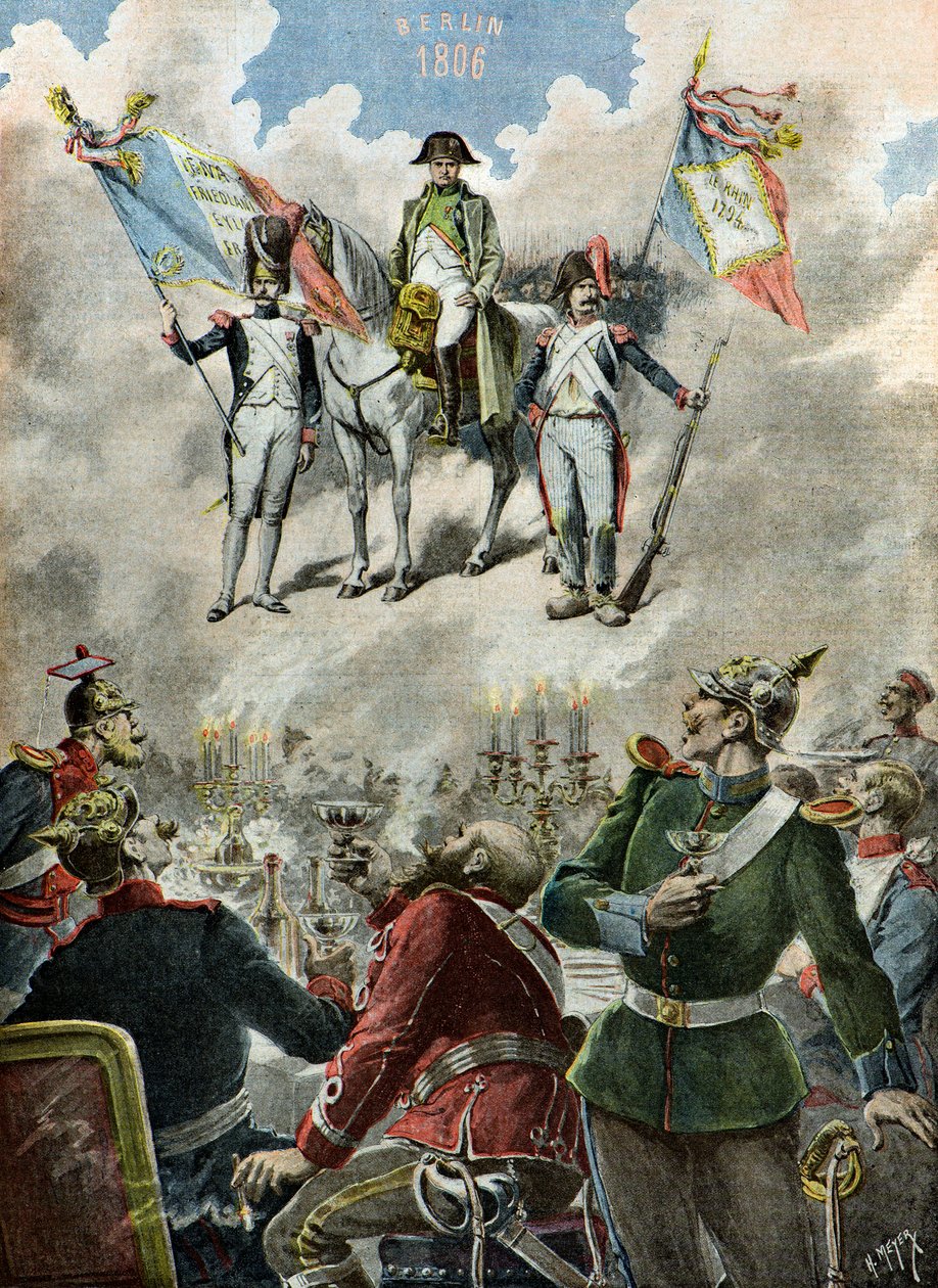 Illustration av verser av Alfred de Musset,1895 (Illustration) av Henri Meyer