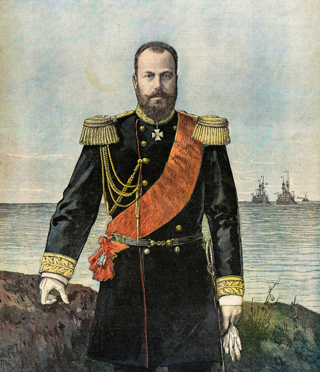 Porträtt av storhertig Alexis Alexandrovitch av Ryssland av Henri Meyer