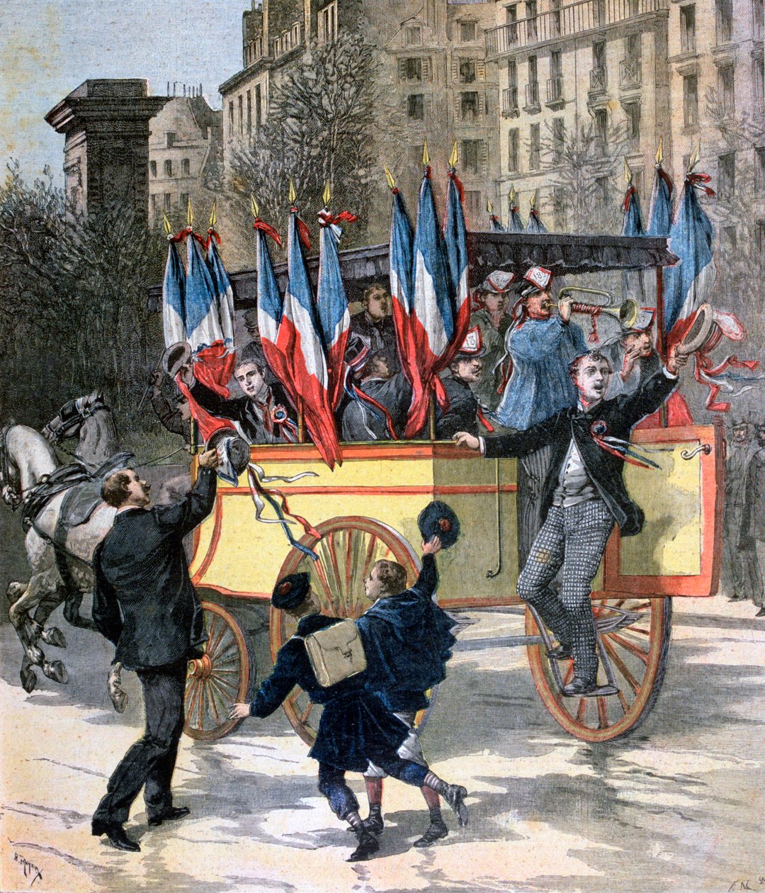 De värnpliktiga 1892, 1892 av Henri Meyer