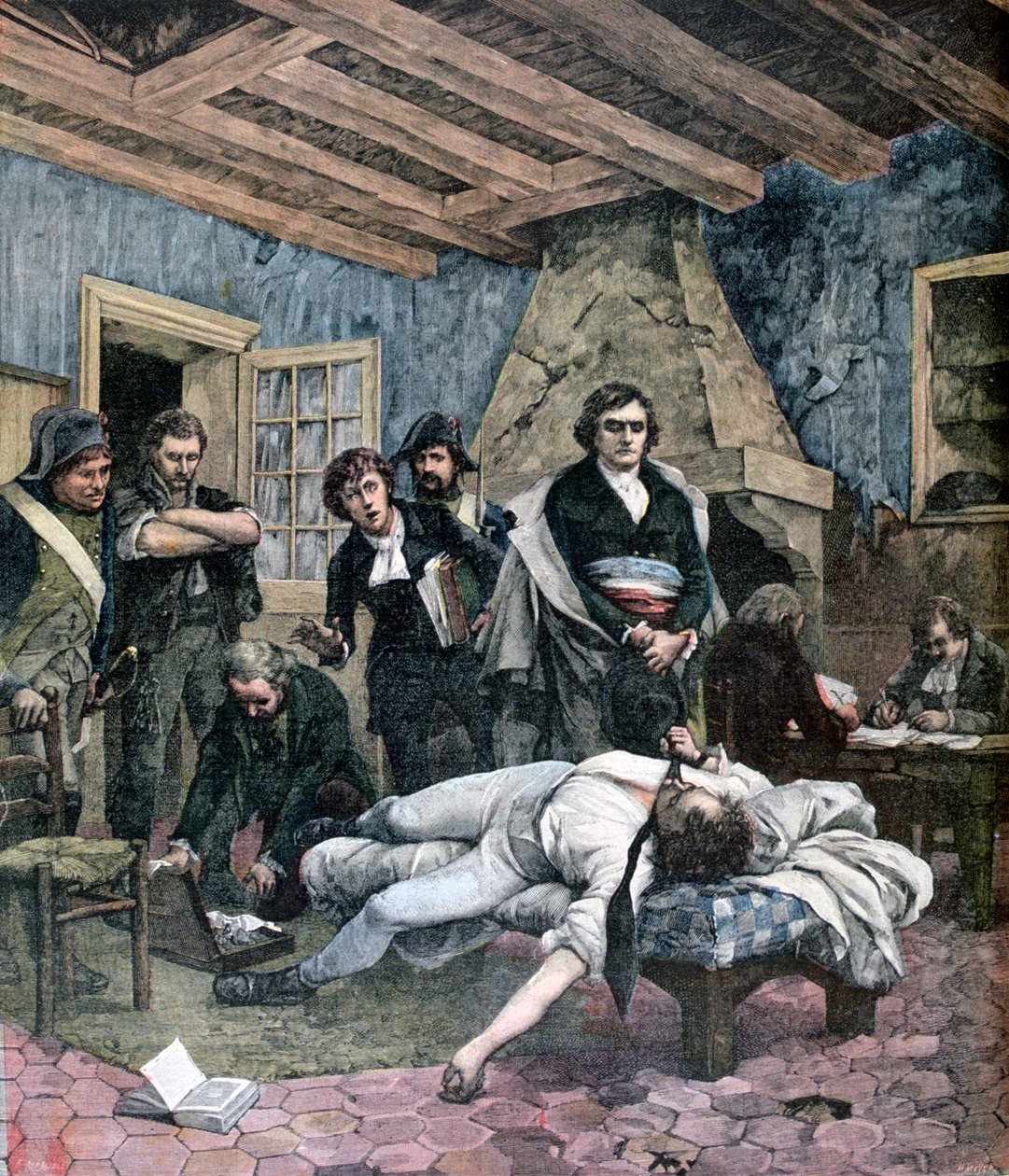 Charles Pichegrus död, 1891 av Henri Meyer