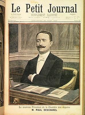 Den nya presidenten för deputeradekammaren, Paul Deschanel (1855-1922) från Le Petit Journal, 26 juni 1898 av Henri Meyer