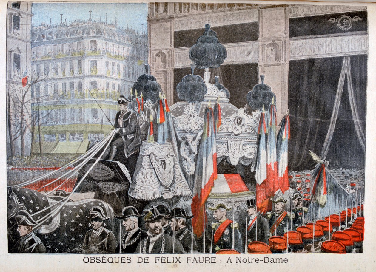 President Félix Faures begravning den 23 februari 1899 av Henri Meyer