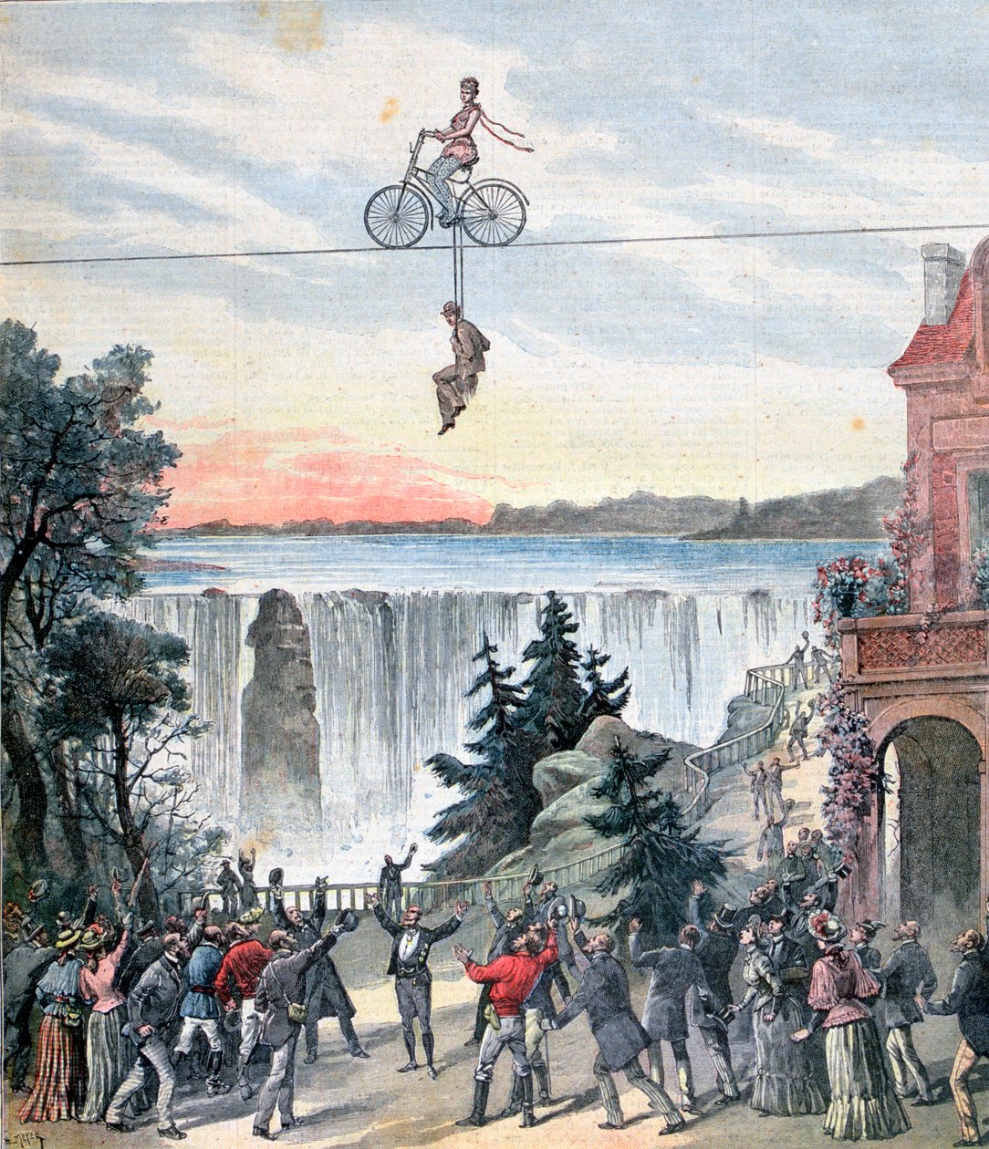 Gaite Theatre, Niagara Falls, 1892 av Henri Meyer