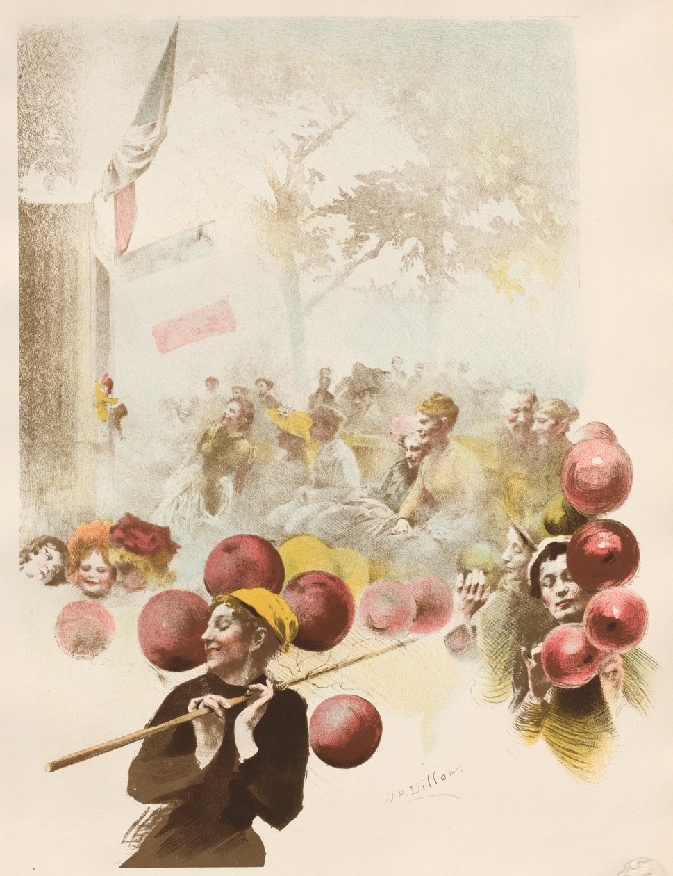 Ballongförsäljaren av Henri Patrice Dillon