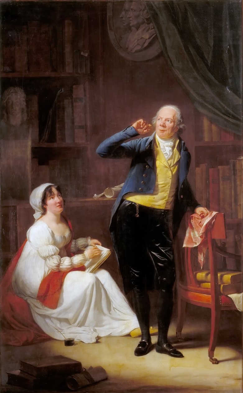 Jacques Delille och hans fru av Henri Pierre Danloux