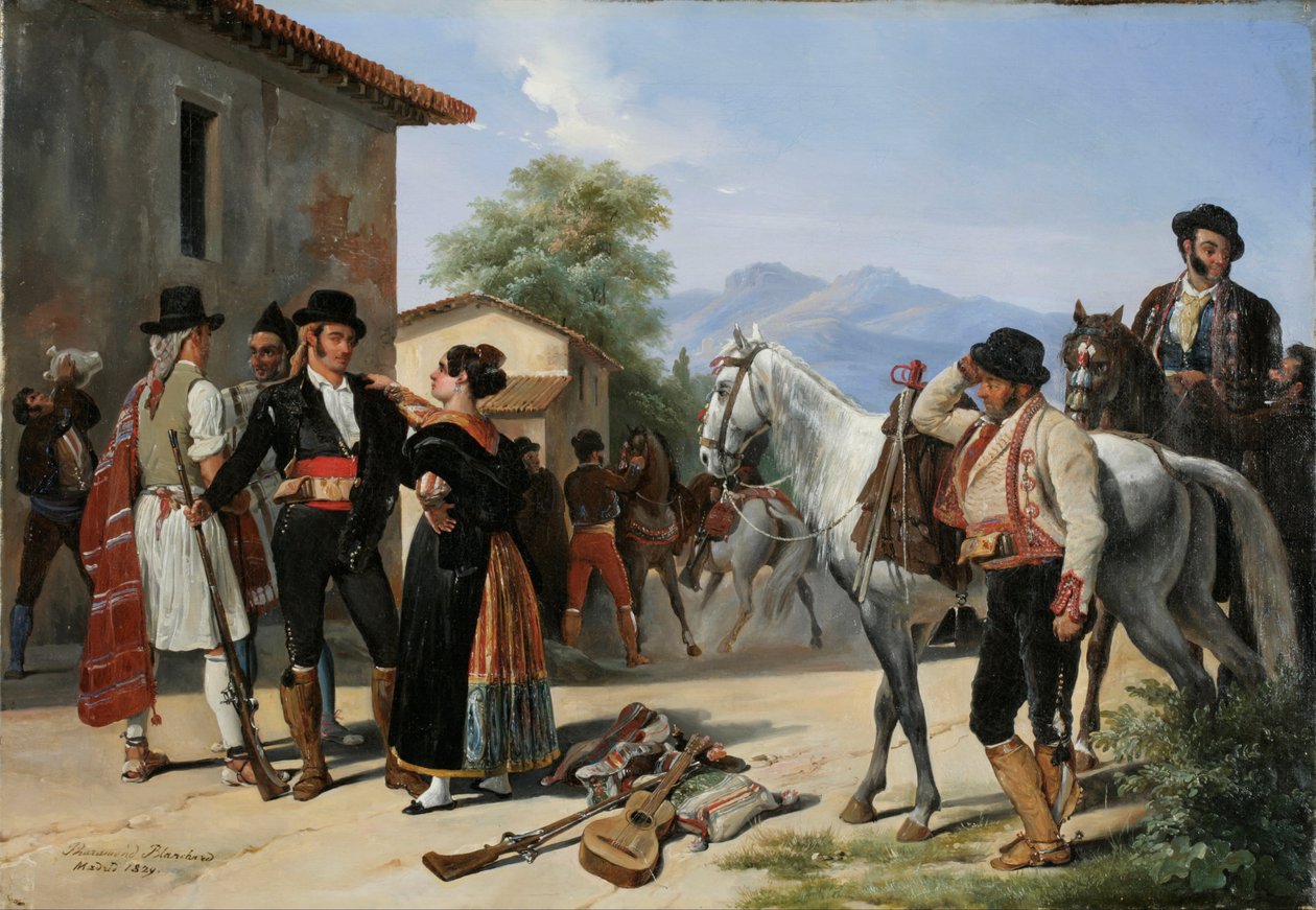 Smugglarna av Henri Pierre Léon Pharamond Blanchard