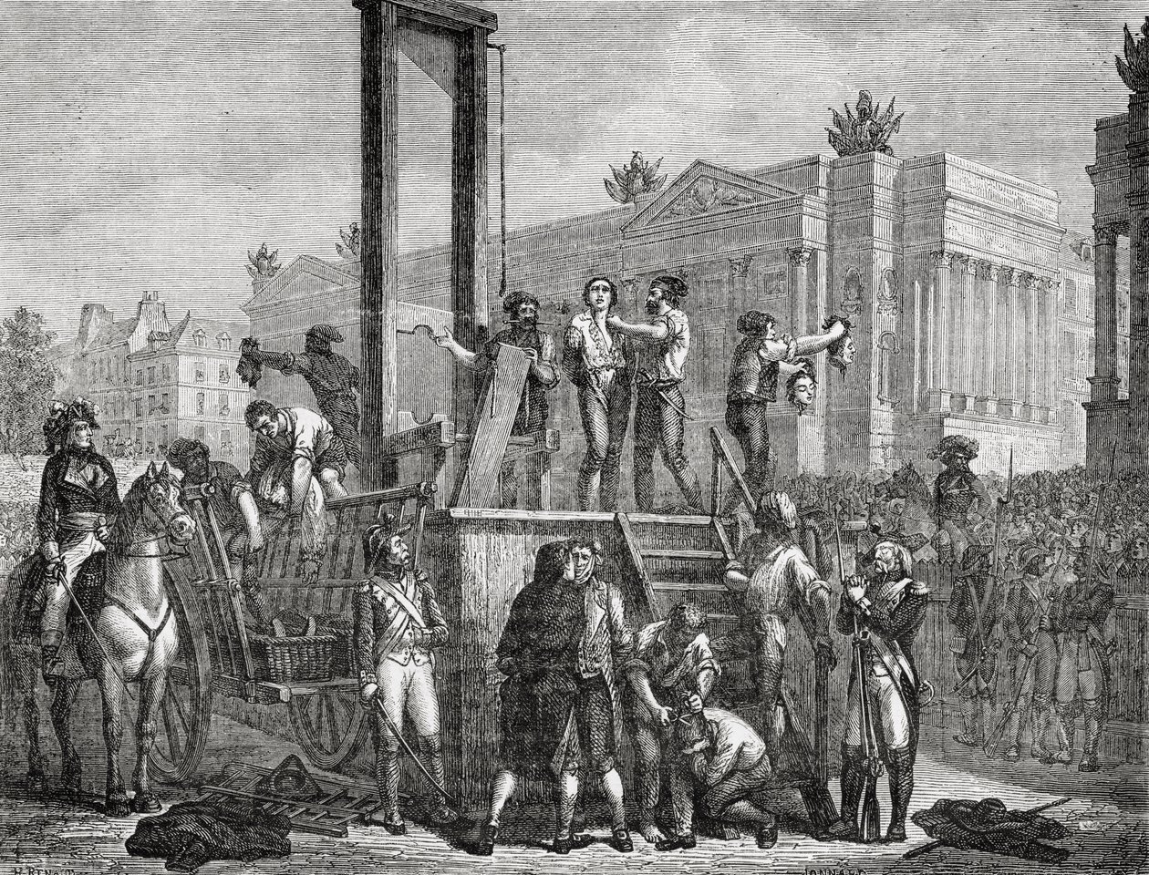 Le Faʻasalaga o Robespierre ma ona Soo i le 1794, na vaneina e Jonnard swed av Henri Renaud