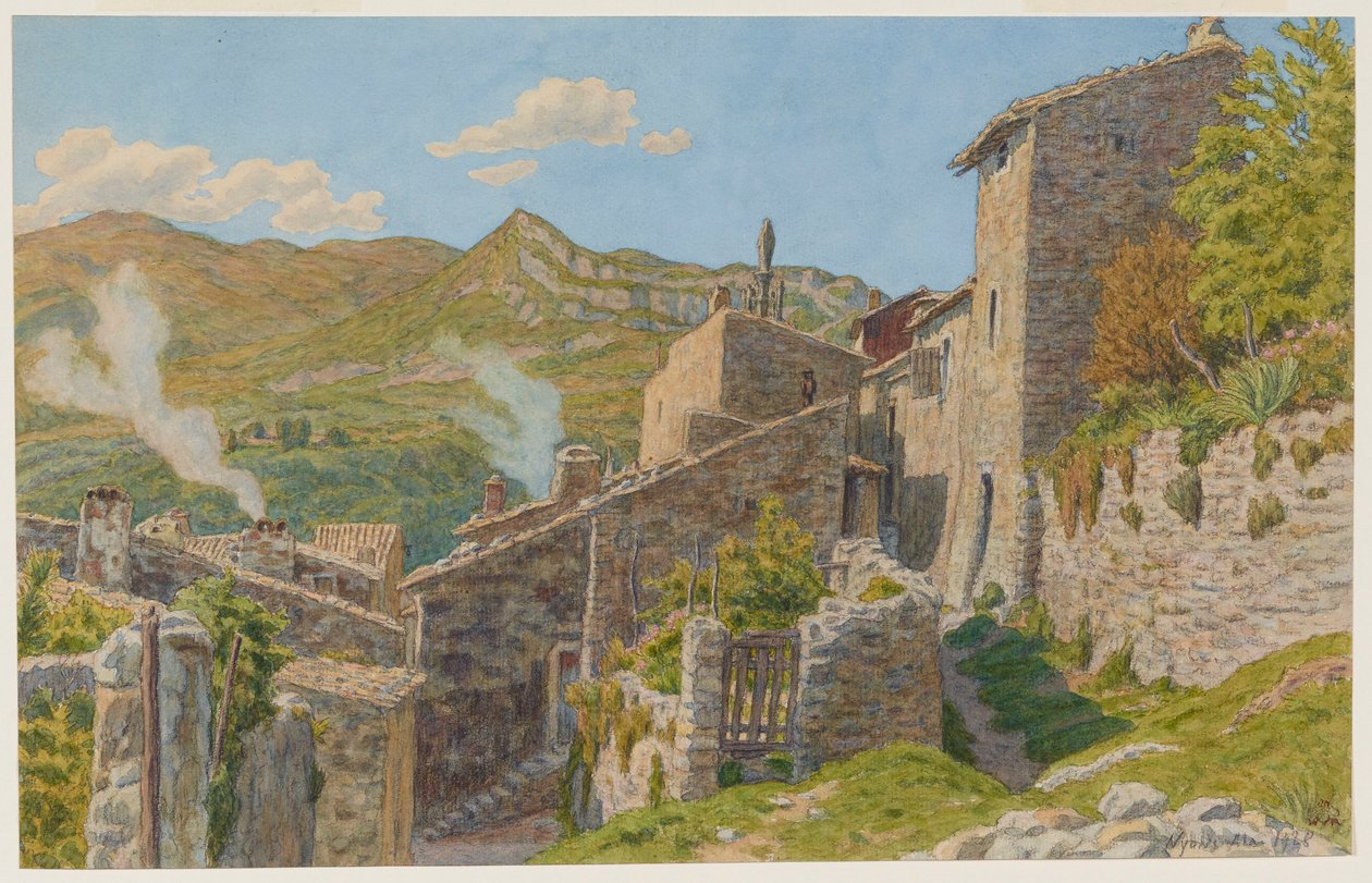 I gamla staden. Nyons av Henri Rivière