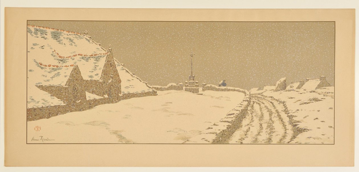 Snön av Henri Rivière