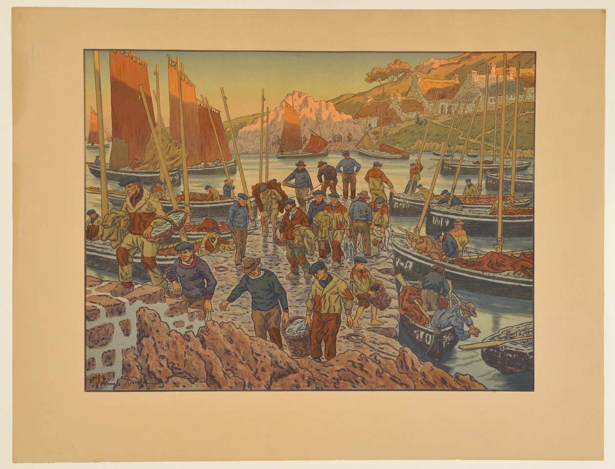 [Hamnen] av Henri Rivière