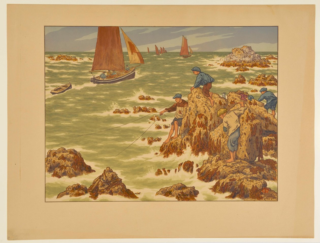 [Skeppsgossarna] av Henri Rivière