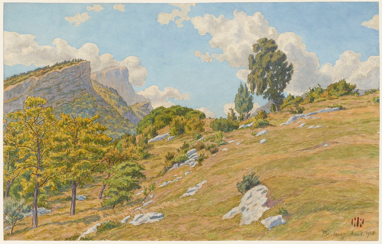 Plateaux de Barberaz av Henri Rivière