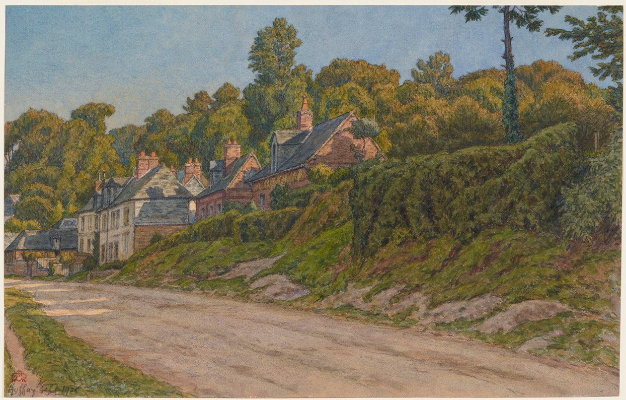 Vägen till Auffay av Henri Rivière