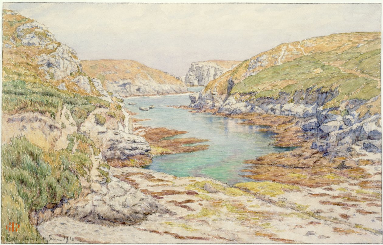 Sterhouen [Stêr-Ouen]. Belle-Isle-en-mer av Henri Rivière