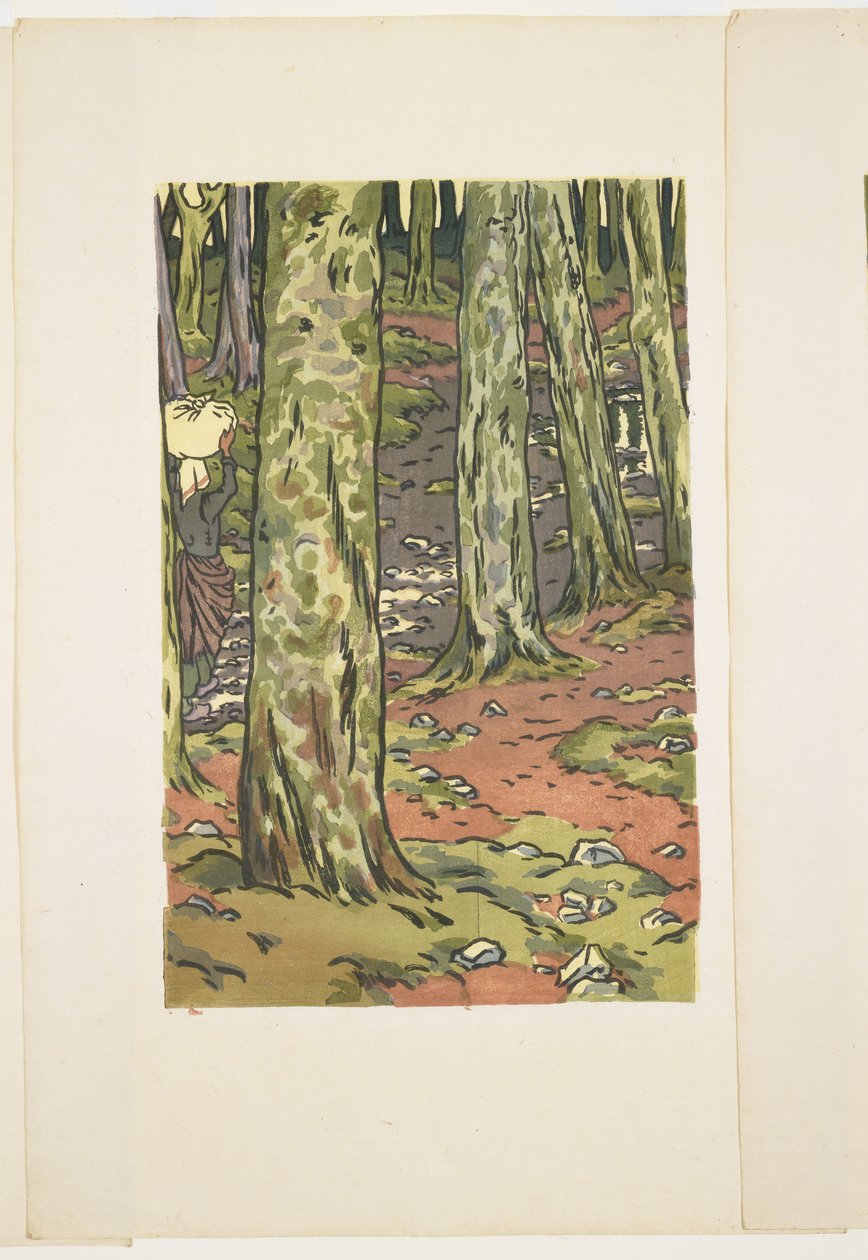Tvätta under träden, Loguivy av Henri Rivière