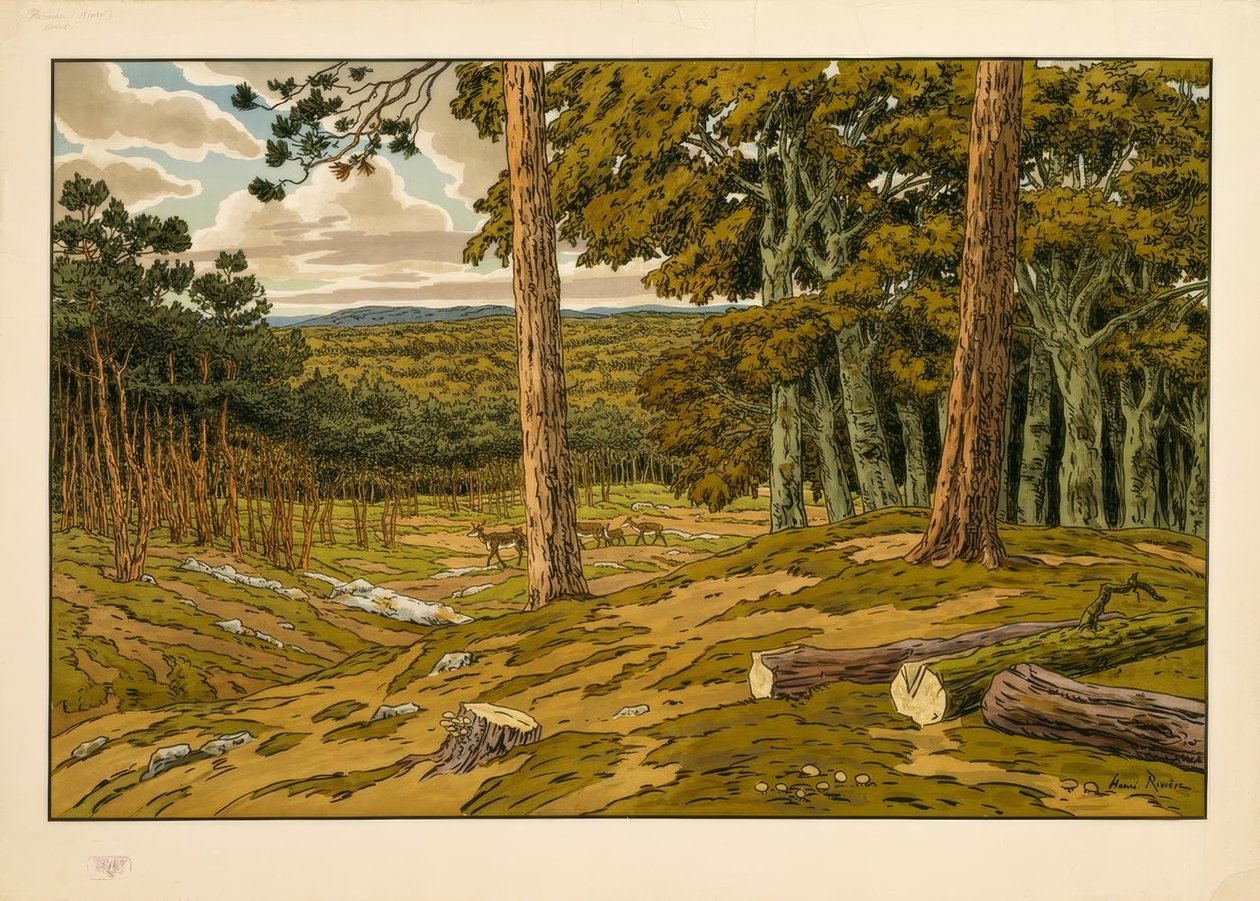 Skogen av Henri Rivière