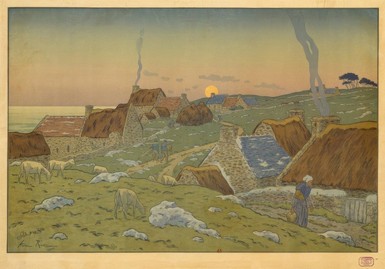 Månens uppgång av Henri Rivière