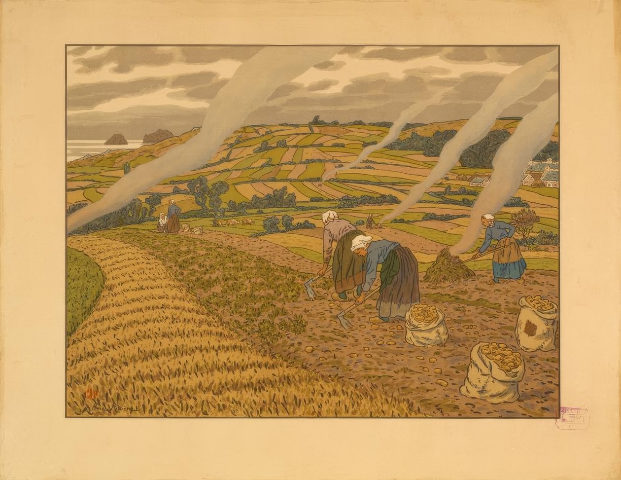 Fältarbete av Henri Rivière
