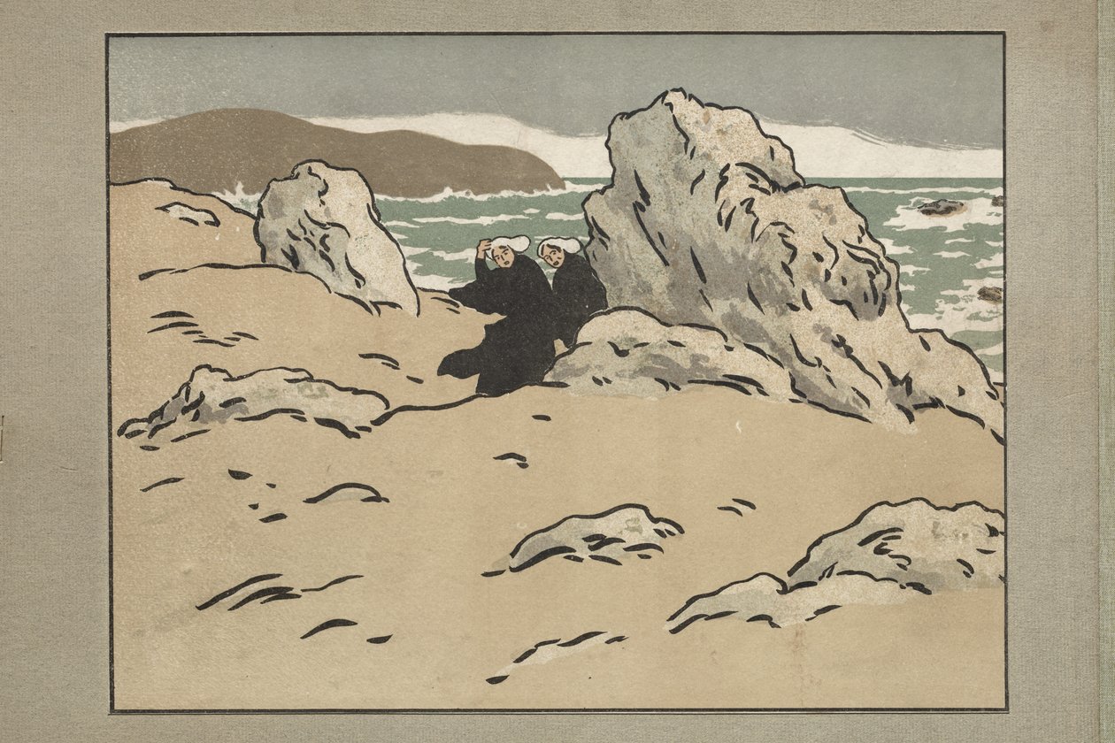 Den vandrande juden: Baksida av Henri Rivière