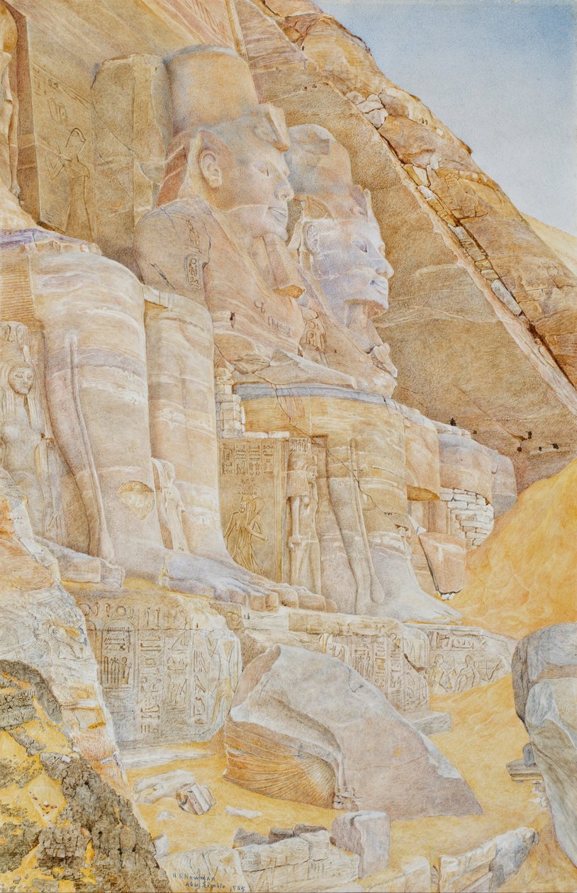 Abu Simbels stora tempel av Henri Roderick Newmann