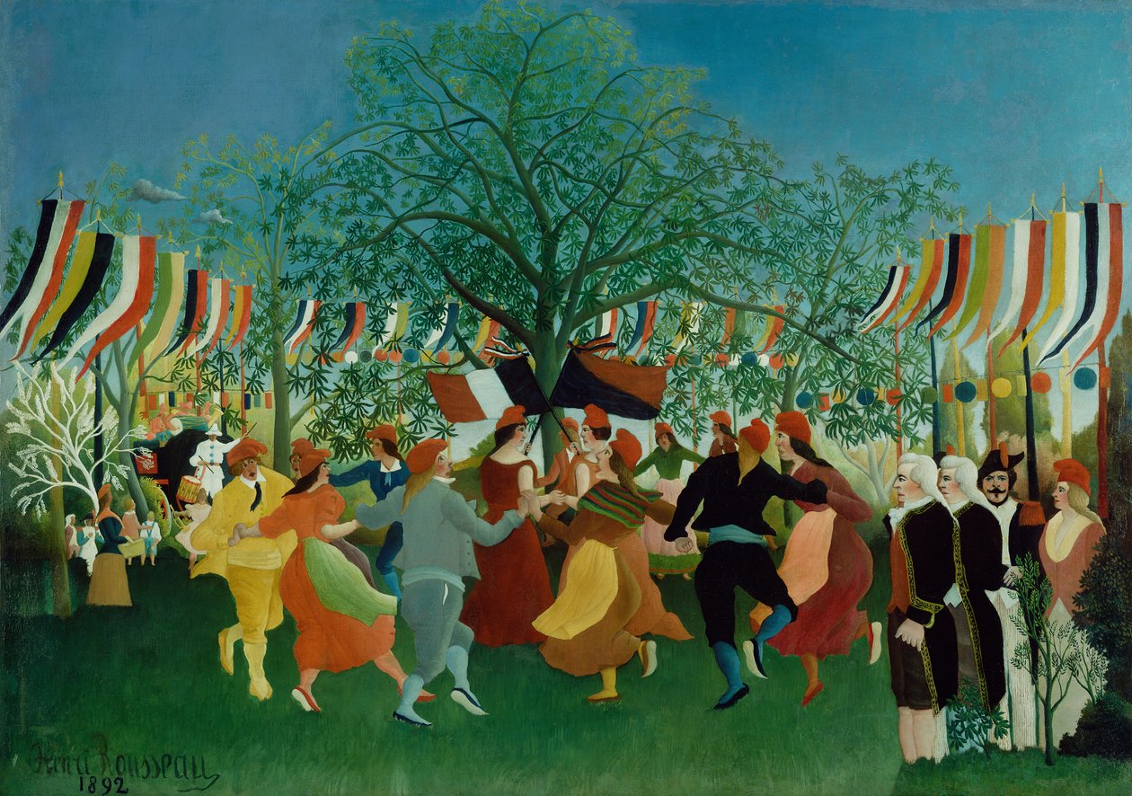 Ett hundraårsjubileum av självständigheten av Henri Rousseau