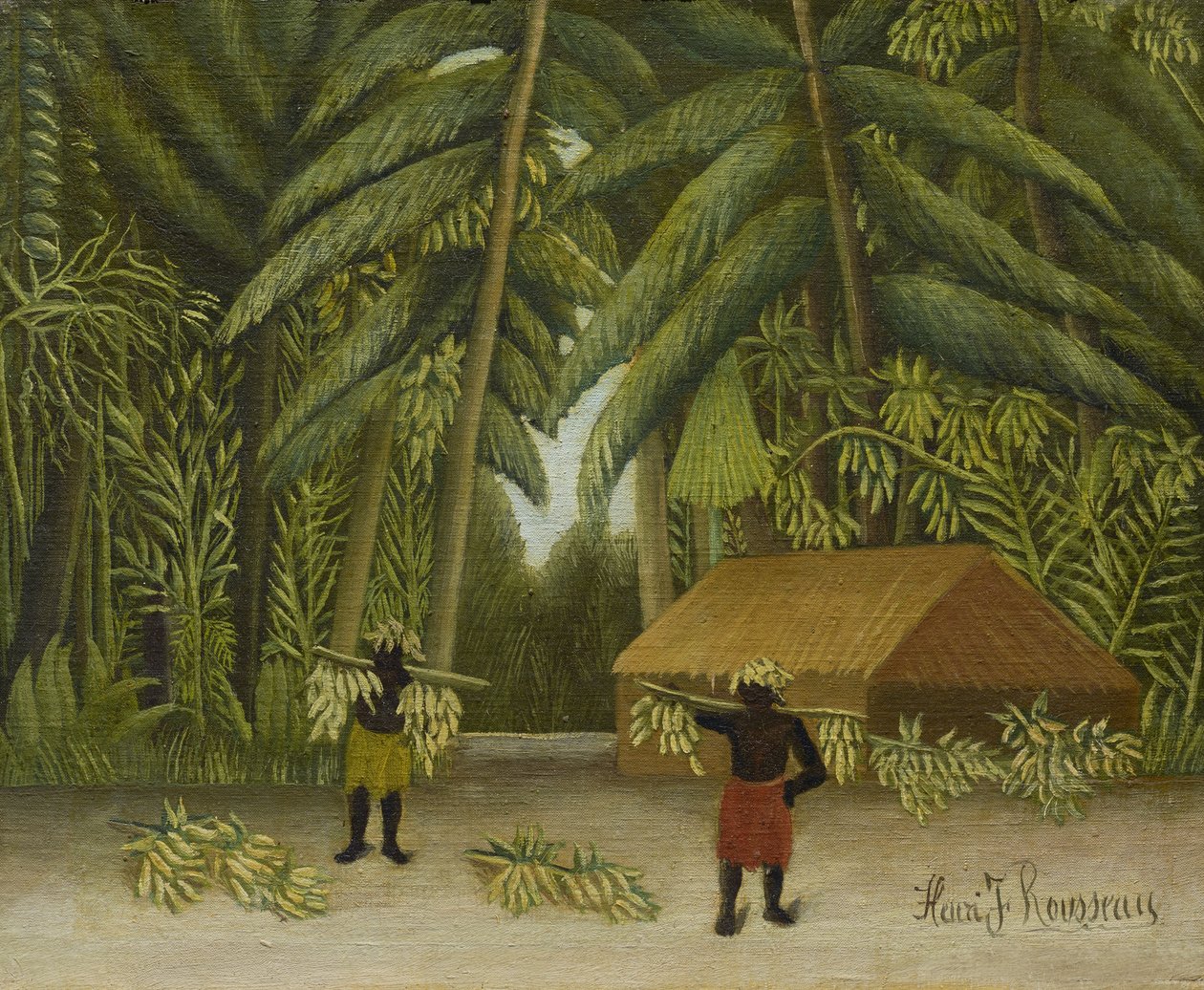 Bananskörd, 1907-10 av Henri Rousseau