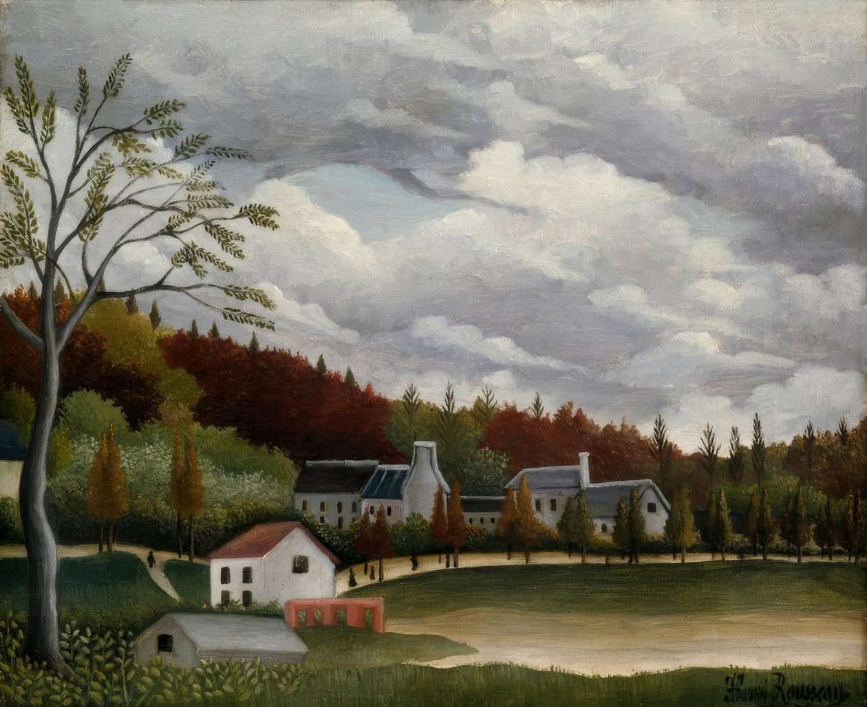 Bièvre nära Gentilly av Henri Rousseau