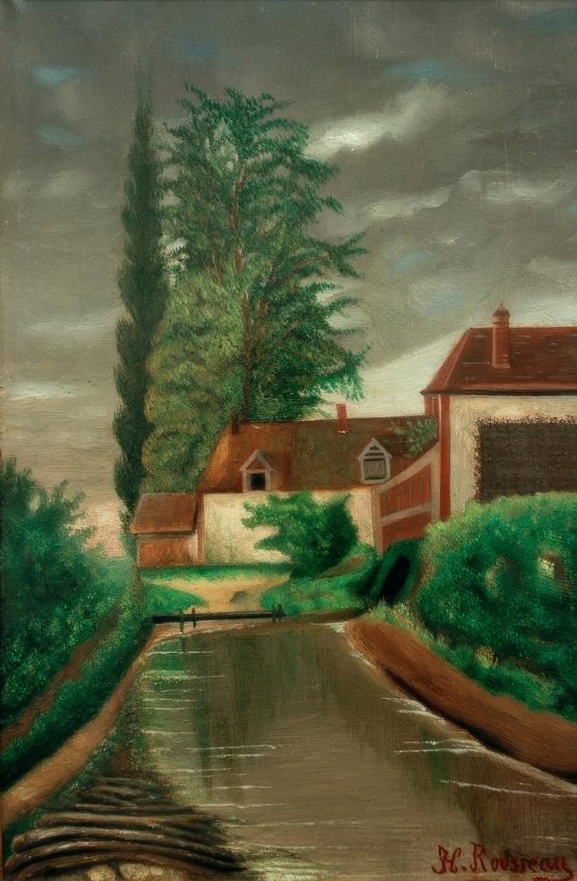 Vattenkvarnen av Henri Rousseau