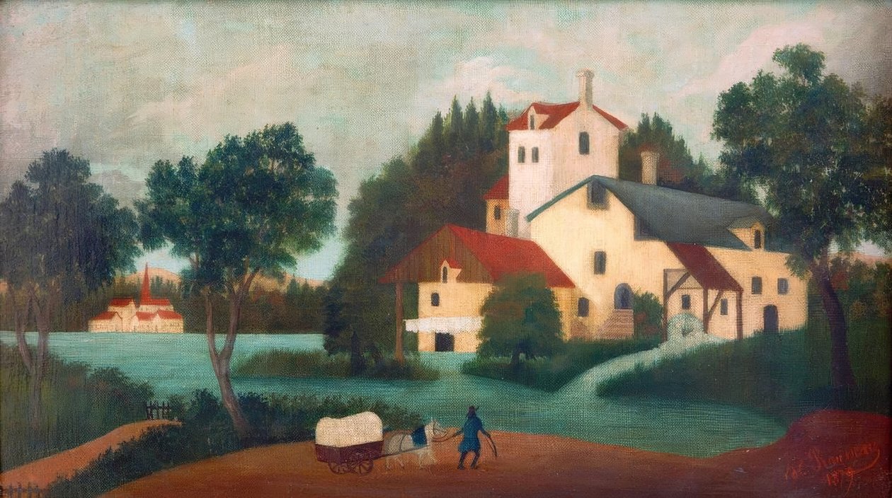 The Hitch framför bruket av Henri Rousseau