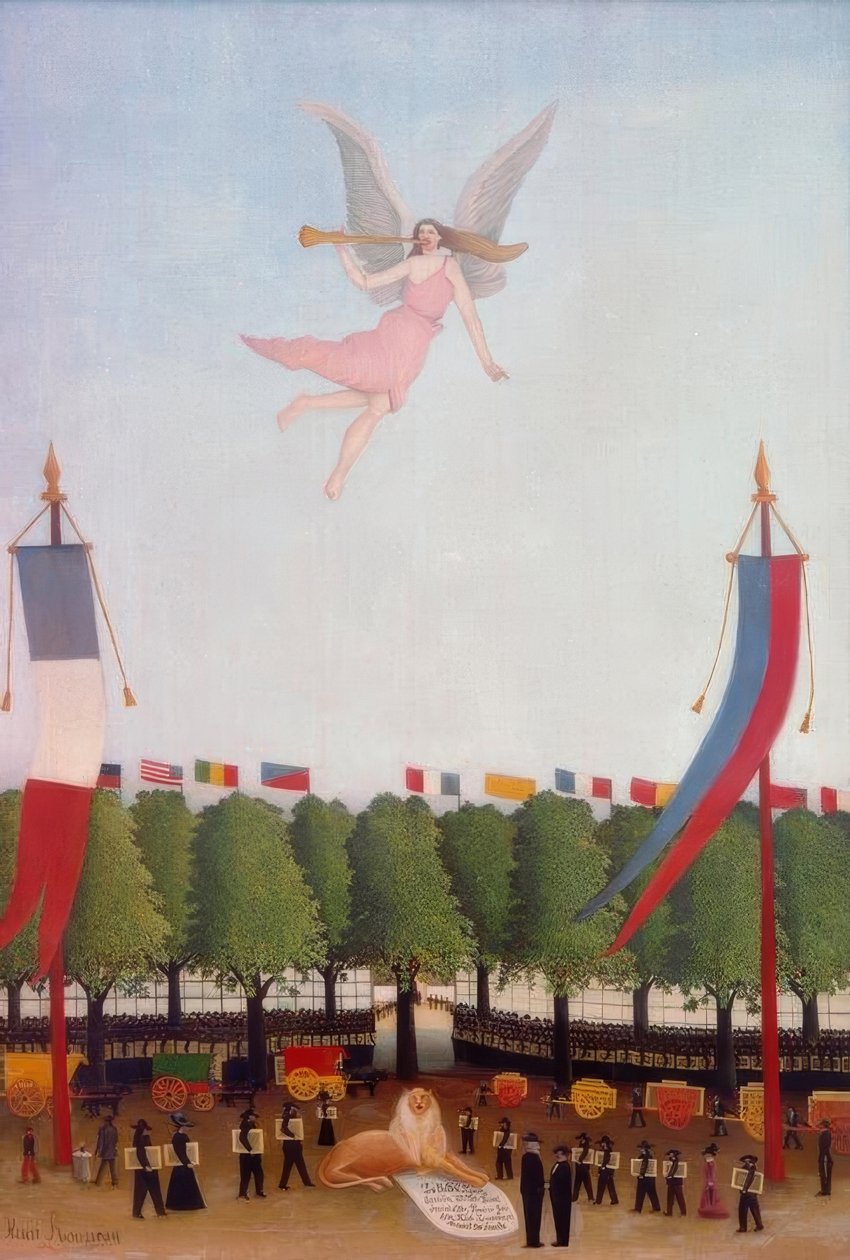 La Liberté bjuder in konstnärer att delta i den 22:a utställningen av oberoende konstnärer av Henri Rousseau
