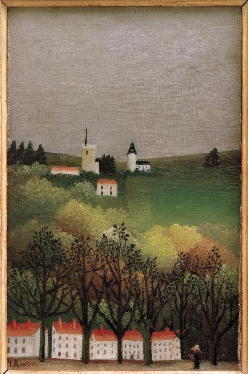 Landsbygden av Henri Rousseau