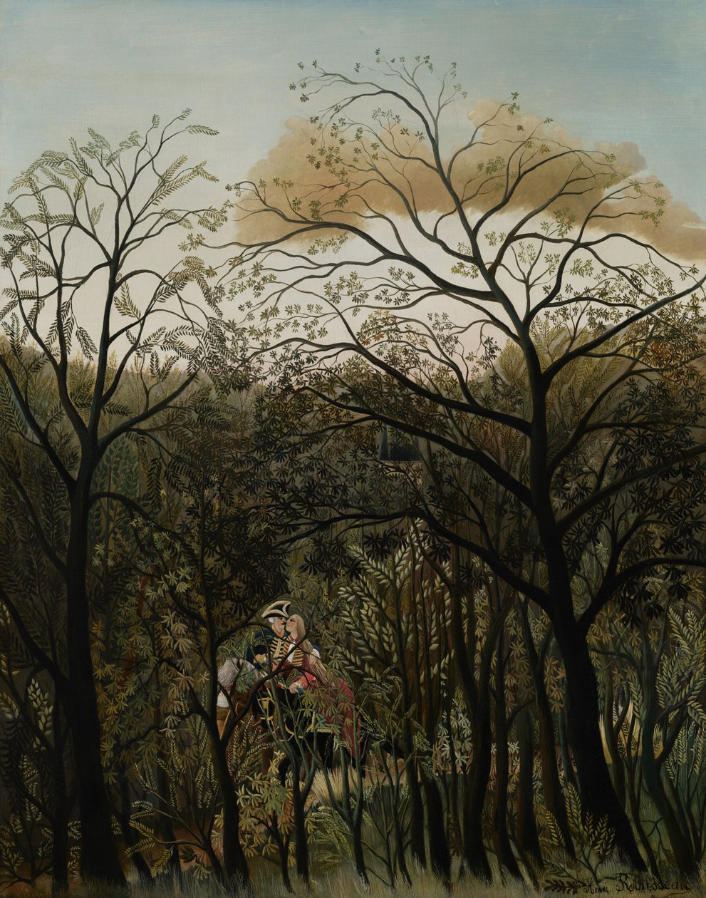 Möte i skogen av Henri Rousseau