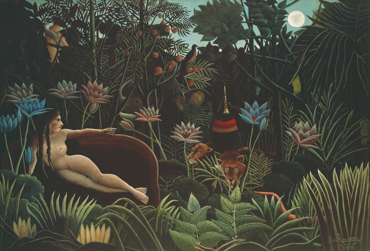 Drömmen, 1910 av Henri Rousseau