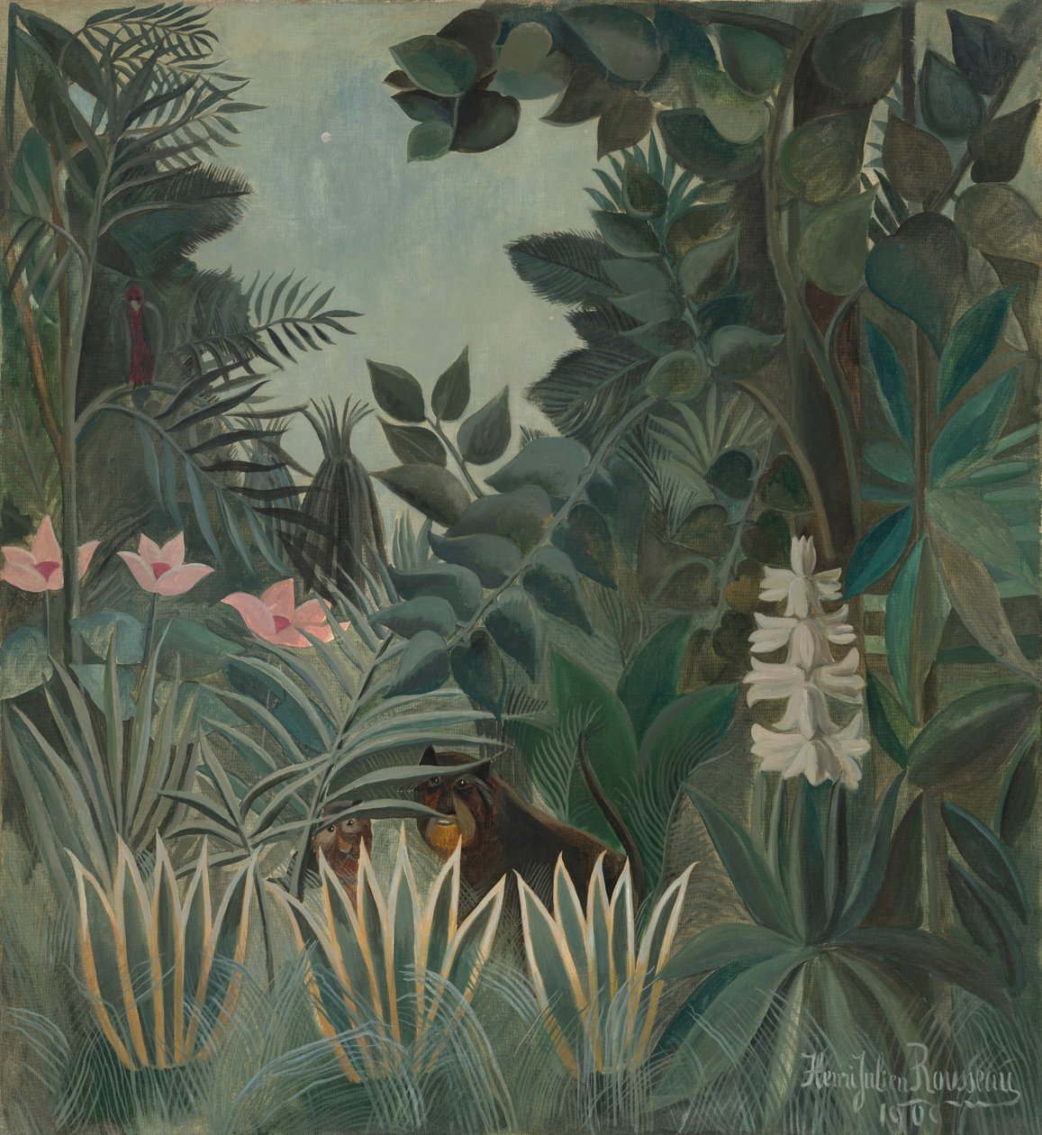 Ekvatorialdjungeln av Henri Rousseau