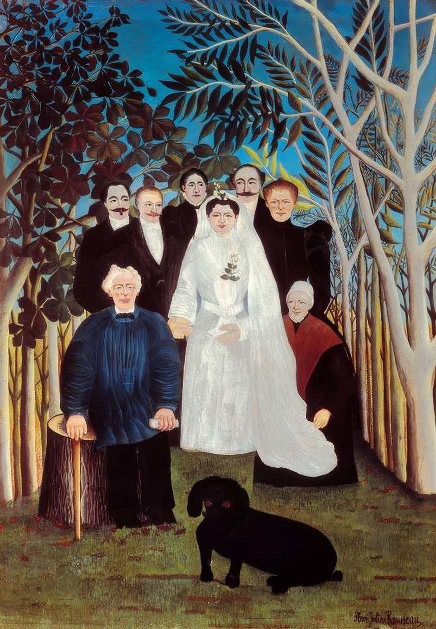 Ett bröllop på landet av Henri Rousseau