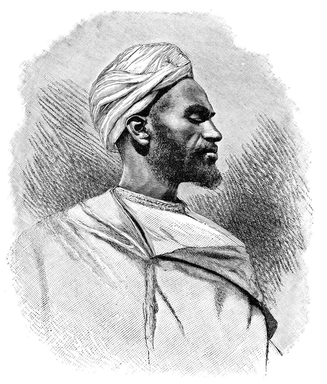 En arabisk kamelförare, Nordafrika, 1895. av Henri Thiriat