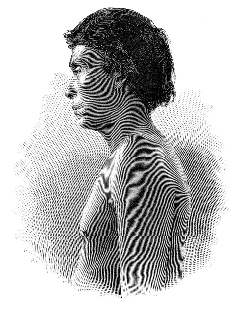 Guatsu Indian, Centralamerika, c1890 av Henri Thiriat