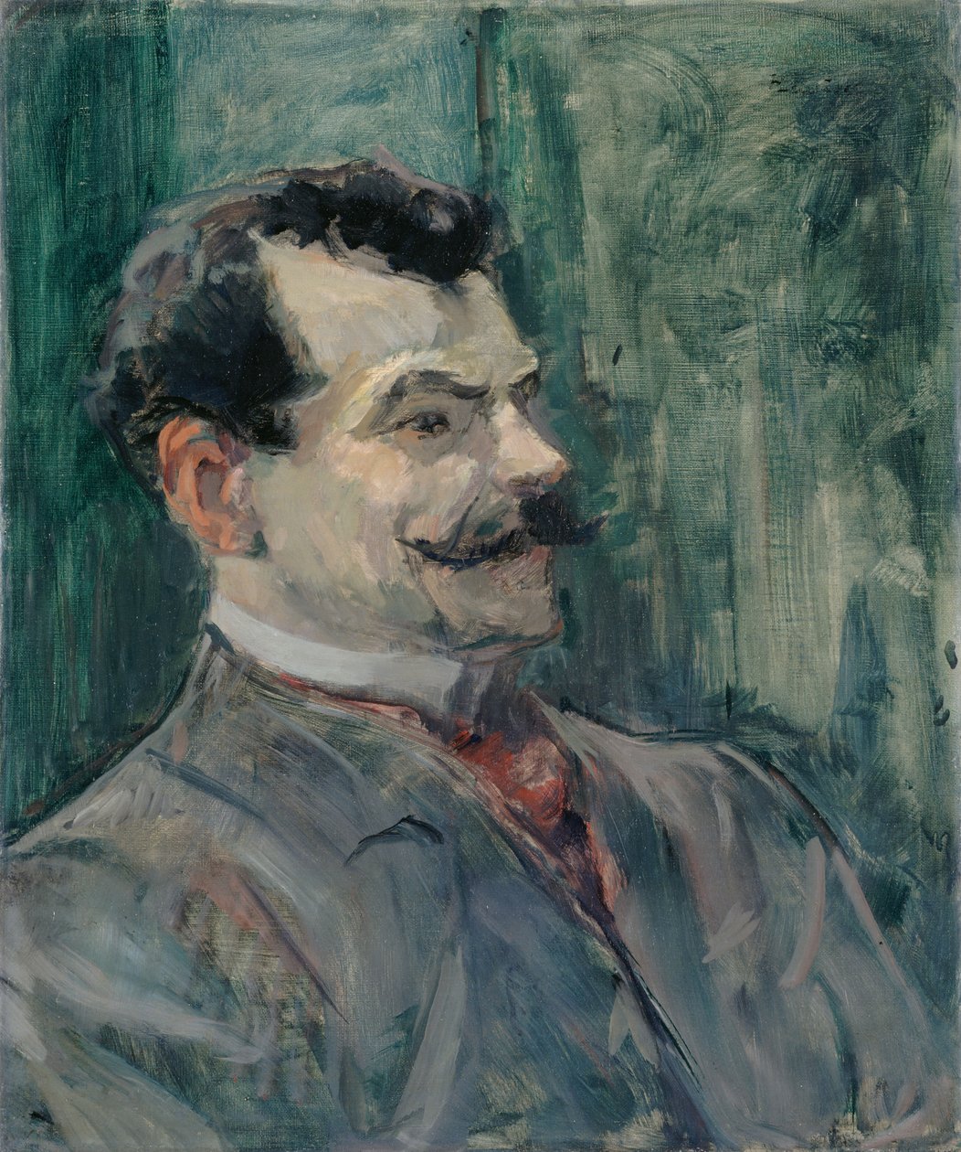 Porträtt av André Rivoire, ca 1901. av Henri Toulouse Lautrec de