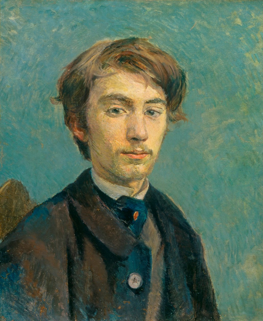 Porträtt av Emile Bernard, 1885. av Henri Toulouse Lautrec de