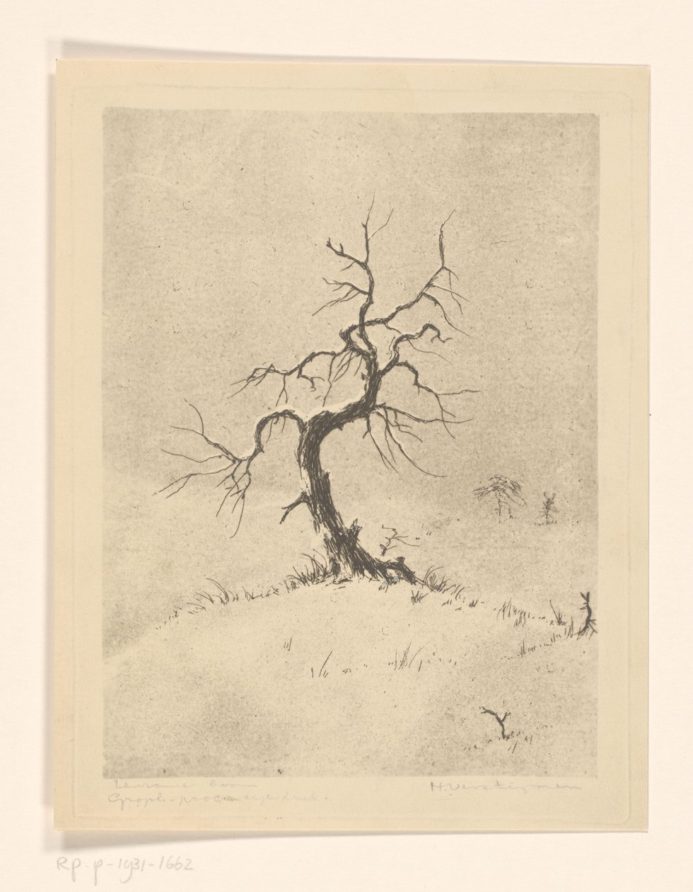 Lonely Tree (originaltitel på objekt) av Henri Verstijnen (signed by artist)