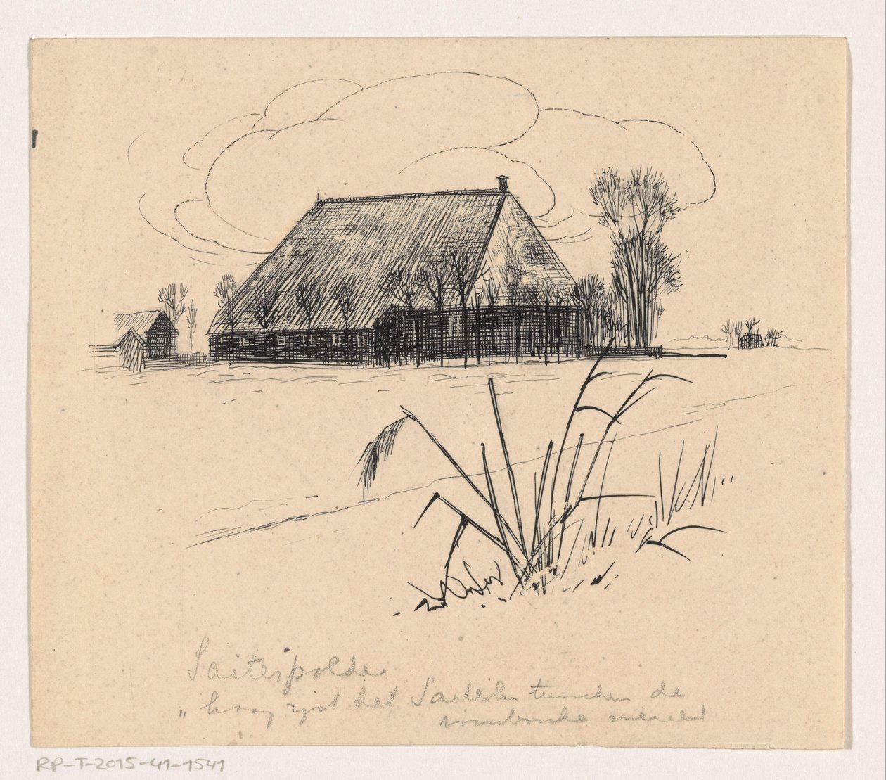Ladugård i Saiterpoldern av Henri Verstijnen