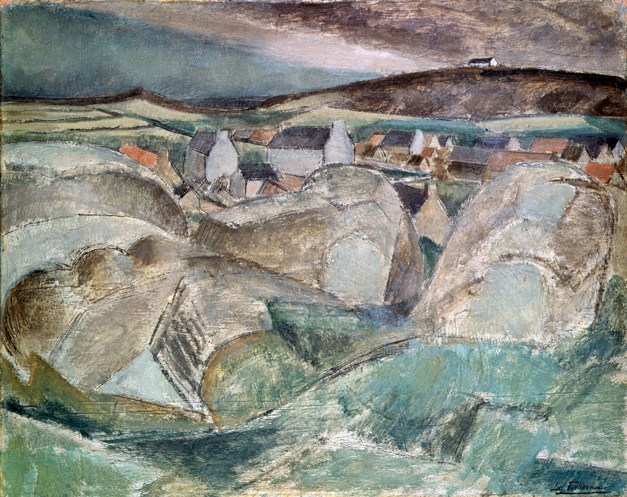 By bland klipporna, c1910. av Henri Victor Gabriel Le Fauconnier