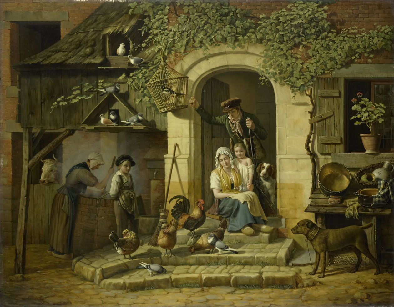 En jägares hem av Henri Voordecker