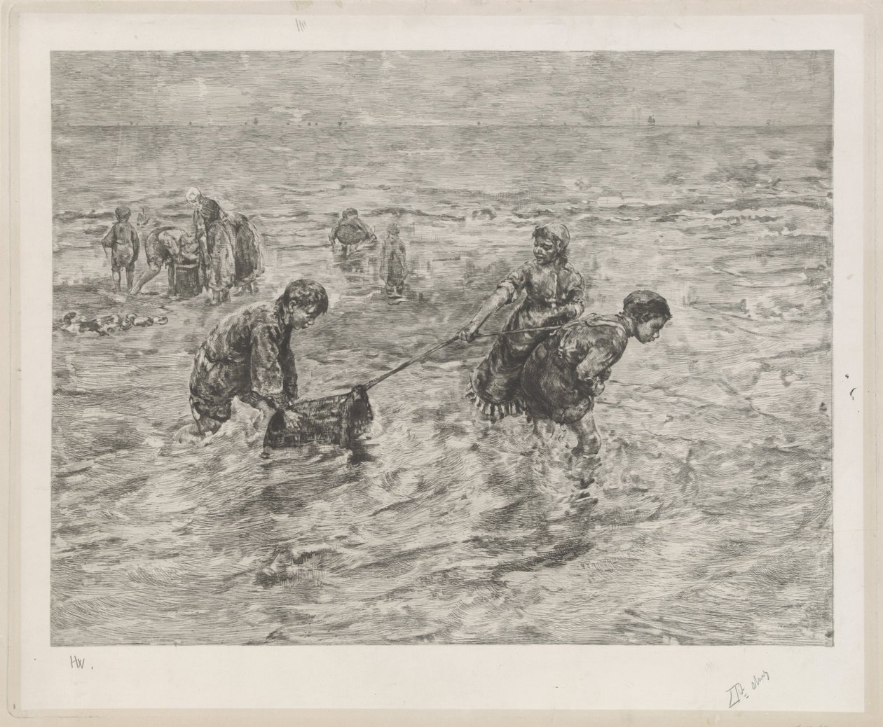 Barn vid havet av Henri Wouters