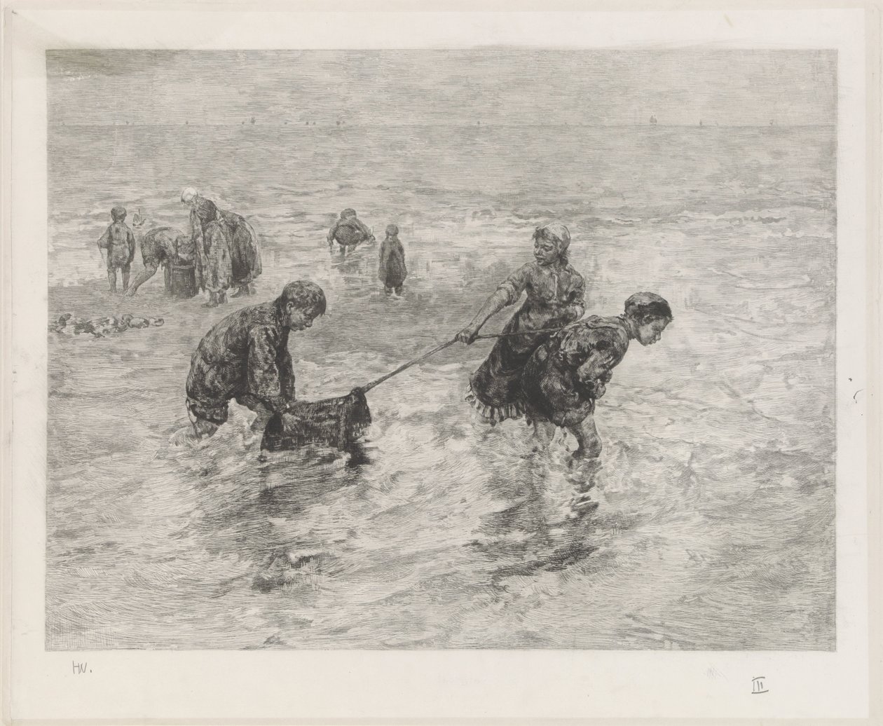 Barn vid havet av Henri Wouters