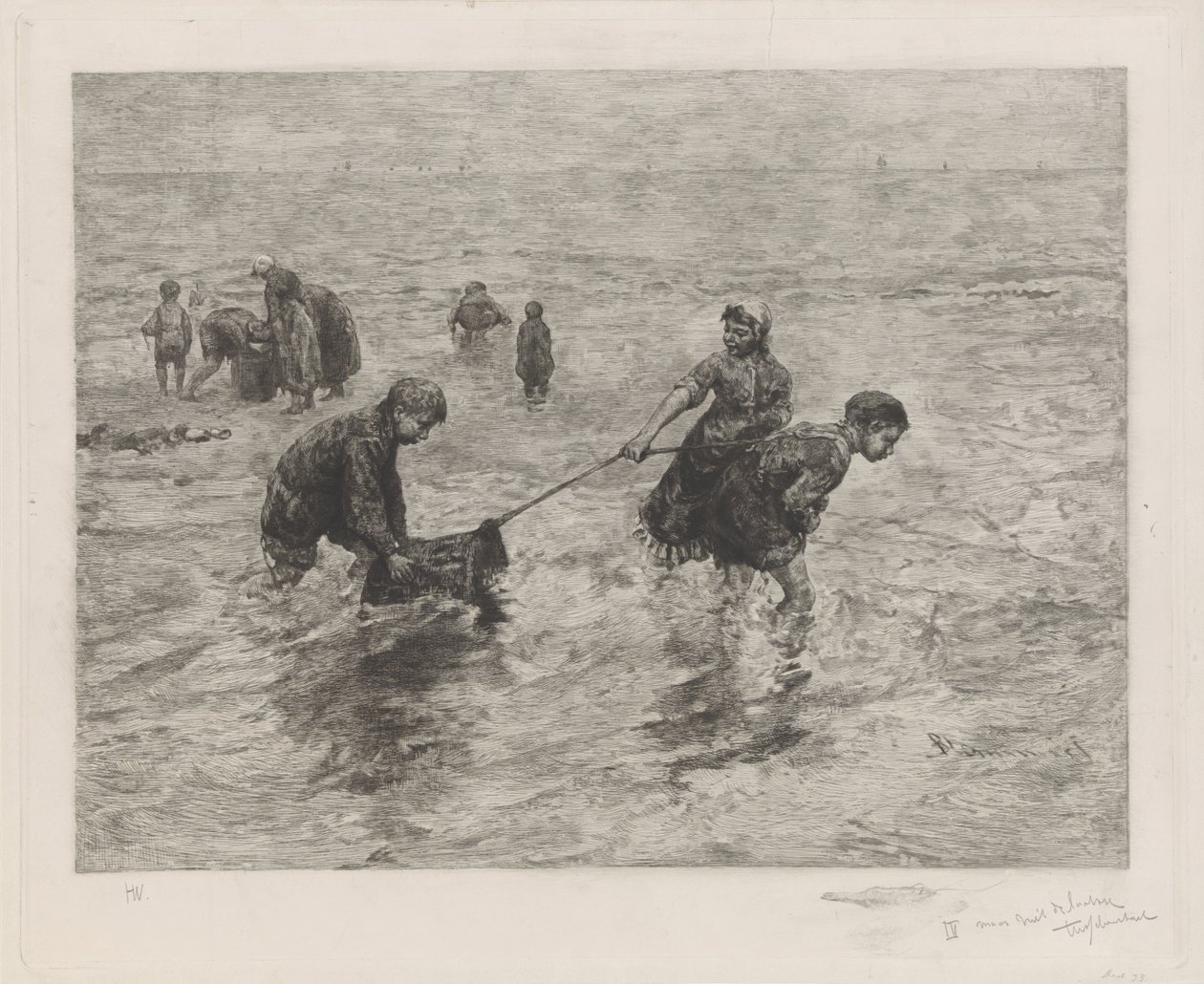 Barn vid havet av Henri Wouters